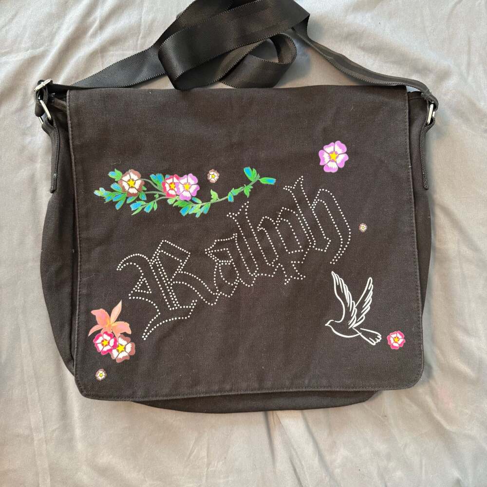 Ralph Lauren Fragrances Canvas Messenger Bag
